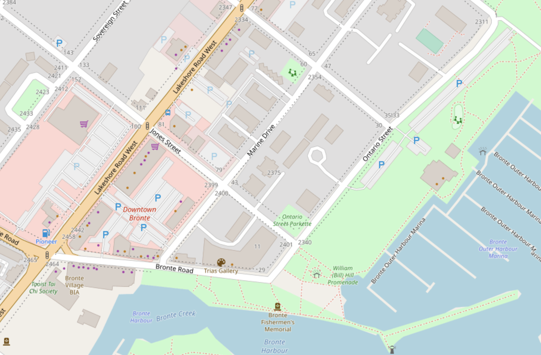 Ontario Street and Jones Street | Openstreetmap